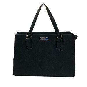 8443 Kate Spade black saffiano leather satchel 254558443